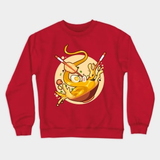 Hand Drawn Ramen Illustration Crewneck Sweatshirt